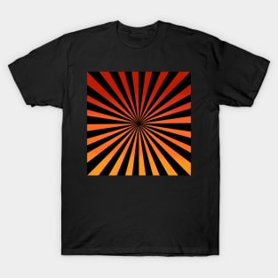 Rays in red and orange T-Shirt